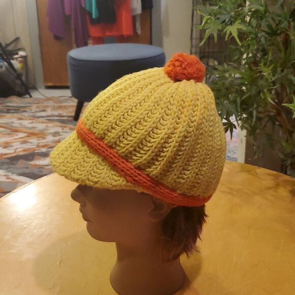 Vintage crochet brim style beret hat - Picture 4 of 8